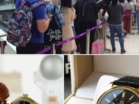 Thực hư thông tin hãng đồng hồ nổi tiếng Omega giảm giá 70%, khách ùn ùn xếp hàng chờ mua