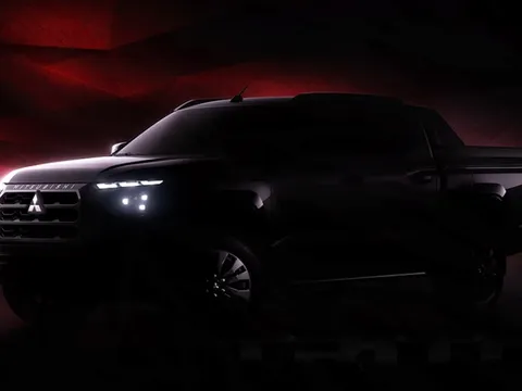 Loạt ảnh đầu tiên hé lộ nội, ngoại thất Mitsubishi Triton 2024: Ngày càng góc cạnh, nội thất khác hoàn toàn đời cũ