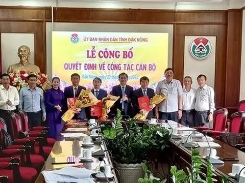 Đắk Nông điều động, bổ nhiệm nhiều cán bộ
