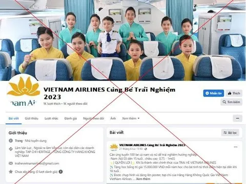 Vietnam Airlines lên tiếng về trại hè hướng nghiệp hàng không giả mạo