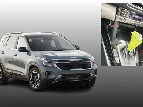 KIA Seltos mới lộ ảnh nội thất trước khi ra mắt chính thức