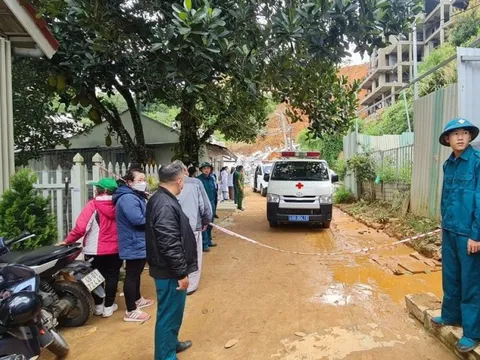 Tìm thấy 1 nạn nhân nữ bị vùi lấp trong vụ sạt lở tại Tp.Đà Lạt