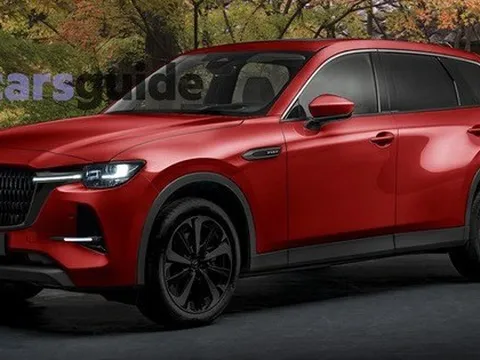 Mazda CX-80 tiếp tục lộ diện: Thế chân CX-8 để đối đầu Santa Fe và Sorento