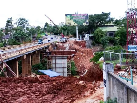 Xác minh đơn vị thi công vi phạm công trình thủy văn Quốc gia