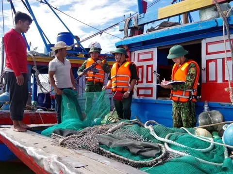 Hà Tĩnh: Bắt 2 tàu đánh bắt hải sản trái phép