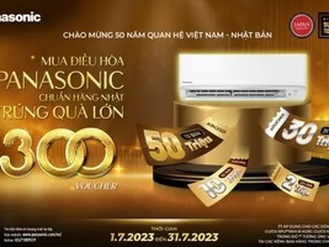 Mua điều hòa Panasonic - trúng lớn 300 voucher ưu đãi