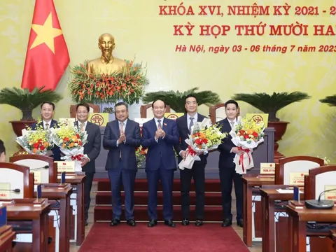 4 giám đốc sở Hà Nội thêm chức mới