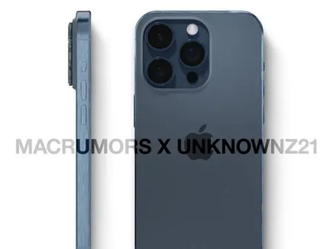 iPhone 15 Pro lộ diện màu xanh hoàn toàn mới, chưa từng xuất hiện trên bất cứ mẫu iPhone nào