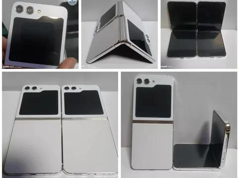 Galaxy Z Flip5 lộ ảnh thực tế trước ngày ra mắt: Màn hình phụ "khổng lồ"