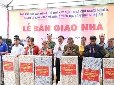 Nghệ An hoàn thành hơn 3.000 căn nhà cho hộ nghèo, khó khăn về nhà ở