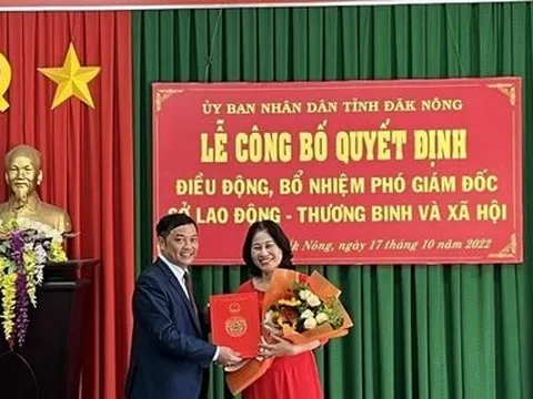Một Phó Giám đốc Sở ở Đắk Nông được cho thôi việc theo nguyện vọng