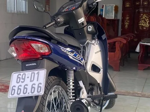 Xe máy biển ngũ quý 666.66 bán giá 'khủng' 235 triệu đồng