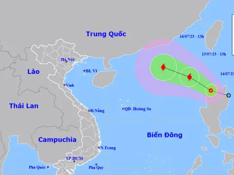 Áp thấp nhiệt đới có khả năng mạnh lên thành bão