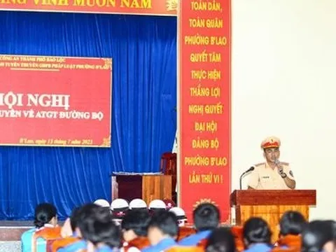 Lâm Đồng: Tổ chức Tuyên truyền pháp luật về ATGT