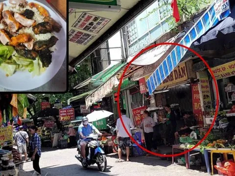 Quán ăn bình dân gần cổng Bệnh viện Bạch Mai bán suất cơm 160.000 đồng bị phạt hơn 13 triệu