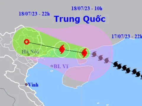 Sáng nay bão số 1 đổ bộ Quảng Ninh-Hải Phòng