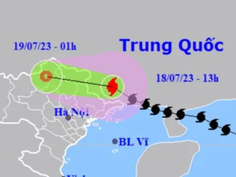 Hoàn lưu bão số 1 gây mưa rất to ở khu vực Đông Bắc, Việt Bắc