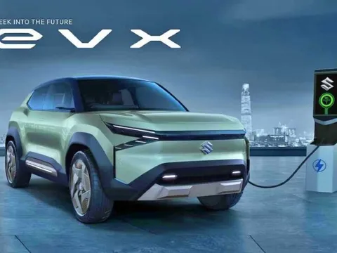 SUV mới của Suzuki lộ diện trên đường: Ngang cỡ VF 6, chạy 550km/sạc
