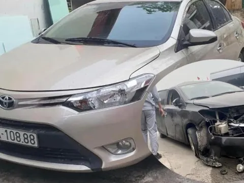 Rao Toyota Vios 2014 zin cả xe giá 230 triệu, người bán bị nghi ngờ lừa dối sau loạt ảnh xe tai nạn nát bét với biển số giống hệt