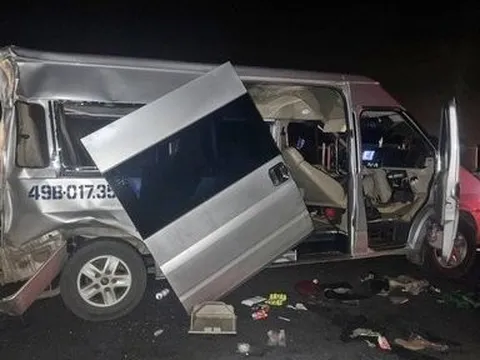 Tai nạn nghiêm trọng cao tốc Vĩnh Hảo-Phan Thiết, 6 người bị thương