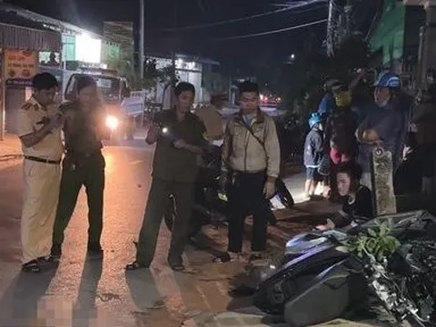 Bình Thuận: Xe máy mất lái lao lên lề, 1 người tử vong