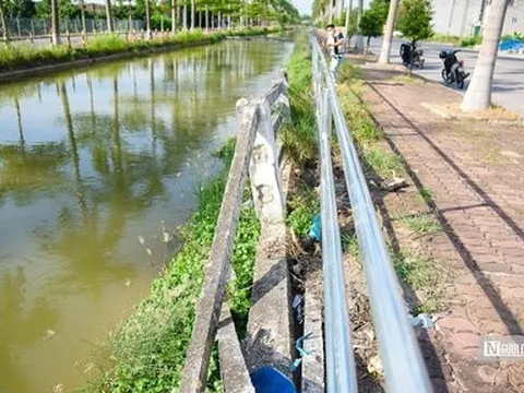 Hiện trạng kênh mương ở ngoại thành Hà Nội xuống cấp nghiêm trọng