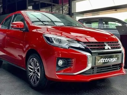 Đại lý xả kho Mitsubishi Attrage: Bản tầm trung chưa đến 400 triệu, rẻ ngang Morning đời cũ