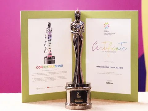 Masan Group nhận “cú đúp” giải thưởng tại HR Asia Award 2023