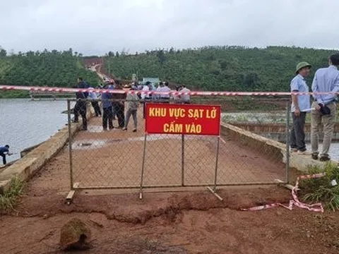 Vụ đập thủy lợi có nguy cơ vỡ: Đề nghị công bố tình huống khẩn cấp