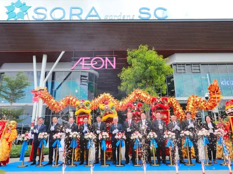 “Cơn sốt” siêu thị, đại siêu thị tại Việt Nam: AEON khai trương siêu thị 5.000m2 tại SORA Gardens SC, Lotte “nhá hàng” tổ hợp lớn chưa từng có và Vincom, Thaco… cũng nhập cuộc