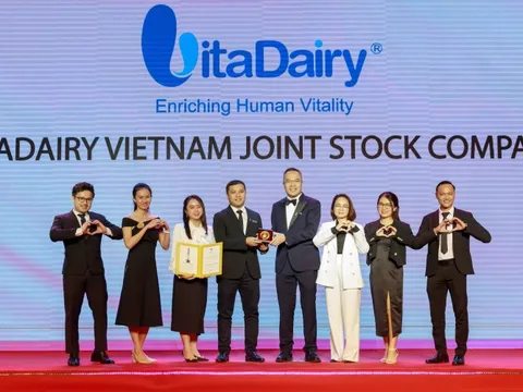 VitaDairy đạt “cú đúp” giải thưởng HR Asia 2023