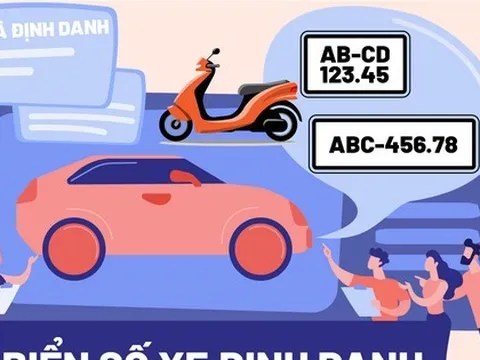 [Infographics] Thông tin chi tiết về biển số định danh