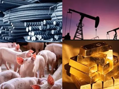 Thị trường ngày 16/8: Giá dầu và đồng giảm, vàng vững, quặng sắt và cao su tăng