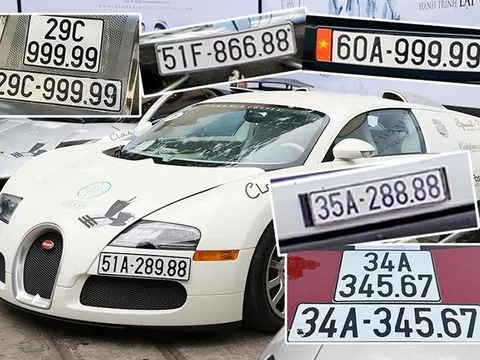 Xuất hiện biển số xe ngũ quý siêu đẹp ở Hà Nội, TP HCM trong phiên đấu giá đầu tiên