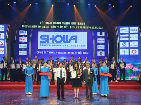 Showa Brain Navi Việt Nam nhận 3 giải Doanh nhân trí thức tiêu biểu Việt Nam 2023