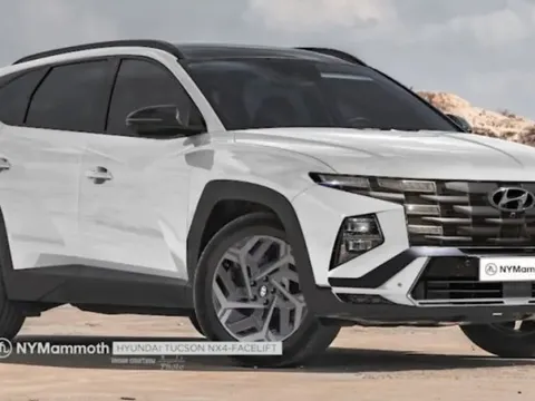 Hyundai Tucson 2024 ra mắt năm sau: Nội thất nhiều điểm mới, màn hình cong giống Santa Fe