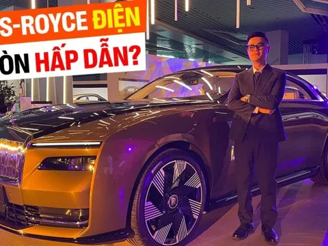 [Độc quyền] Ngồi thử Rolls-Royce Spectre giá từ 18 tỷ sắp về Việt Nam: Hãng tính khách chỉ sạc 10 lần/năm