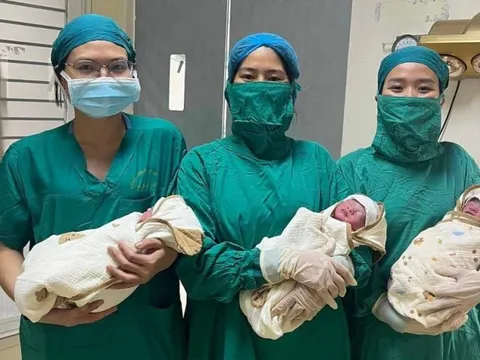 Phẫu thuật thành công cho sản phụ mang thai ba cùng trứng hiếm gặp