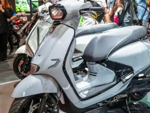 Xe tay ga SYM Tuscany 2023 trình làng, cạnh tranh với Vespa Sprint