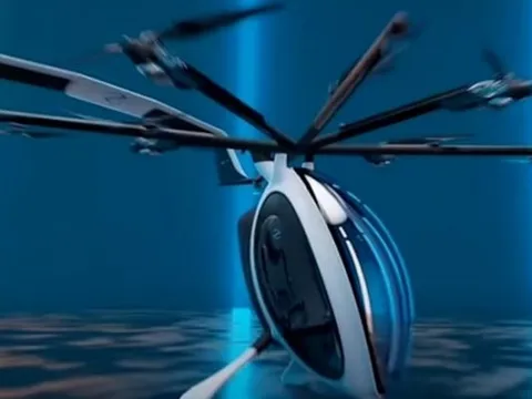 Phương tiện bay hình quả trứng tốc độ 100 km/h