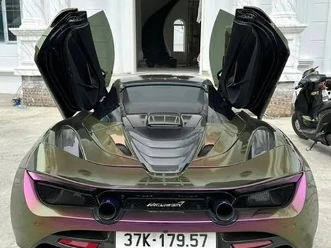 Trầm trồ siêu xe McLaren gần 20 tỷ đầu tiên đăng ký biển Nghệ An