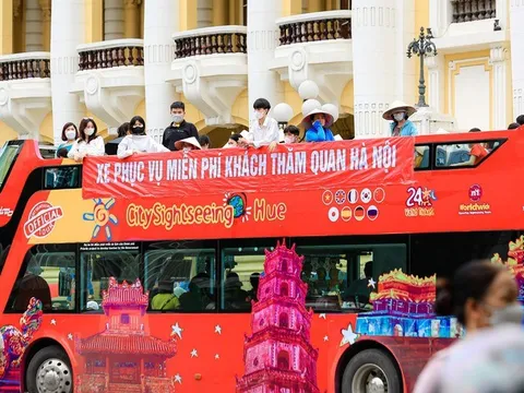 Hà Nội miễn phí vé xe bus 2 tầng trong 4 ngày nghỉ dịp 2-9