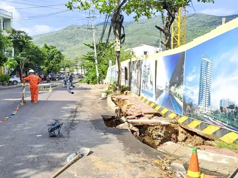 Sụt lún đất ở TP Quy Nhơn: Nguyên nhân là do... ẩu!