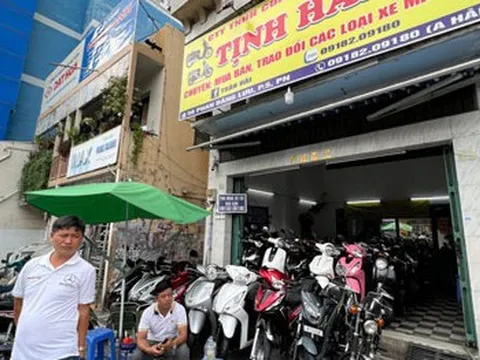 Nhiều cửa hàng xe máy cũ đóng cửa, trả mặt bằng