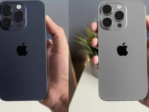iPhone 15 Pro Max màu xanh trên tay sang chảnh thế này, iFan đã có lý do để “cháy túi”!
