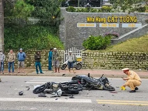 Lâm Đồng: Va chạm giữa 2 xe máy, 1 người tử vong