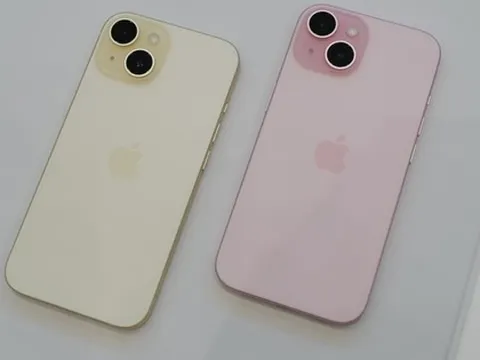 Ảnh thực tế iPhone 15 và iPhone 15 Plus: Màn hình "Dynamic Island", có 5 màu mới