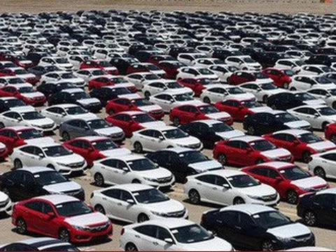 Nhập khẩu ô tô nguyên chiếc giảm gần 10%