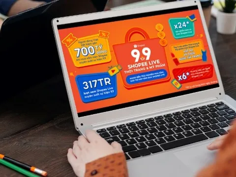 Shopee 9.9 ghi nhận sản phẩm bán ra qua Shopee Live tăng gấp 24 lần