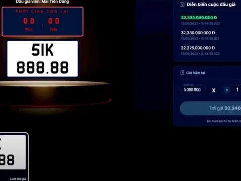 Sắp đưa thêm 36 biển số xe "VIP" ra đấu giá